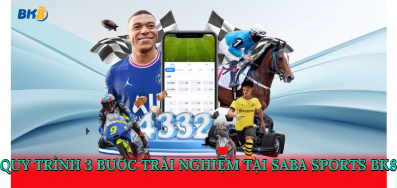 Quy trình 3 bước trải nghiệm tại Saba Sports BK8